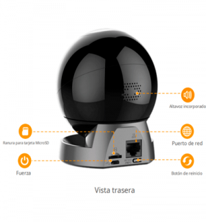 IMOU REX - Camara IP PT Wifi de 2 Megapixeles/ IR de 10 Metros/ Microfono Integrado para Audio Dos Vías/ Luz Visible y Sirena Incorporada/ Smart Tracking/ Ranura MicroSD/ Modo de Privacidad/ - Image 2