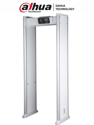 DAHUA ISC-D118 - Arco Detector de Metales con 18 Zonas de Detección. Pantalla LCD de 3.5" con interfaz intuitiva. Ofrece 9 tonos de alarma y 10 niveles de volumen ajustables. Cuenta con un contador de pasos y alarmas. - Image 1