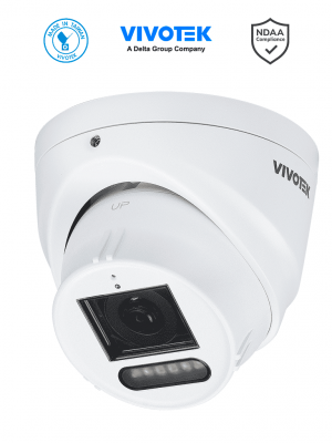 VIVOTEK IT9383-HVW - Camara IP domo exterior 5 MP, Smart IR y Luz Blanca 30mts , WDR Pro, Lente Fijo 2.8 mm , Micrófono Integrado, Smart VCA, Deep Search, Protección IP66, IK10, SNV, Ciberseguridad Trend Micro, NDAA, ONVIF - Image 1