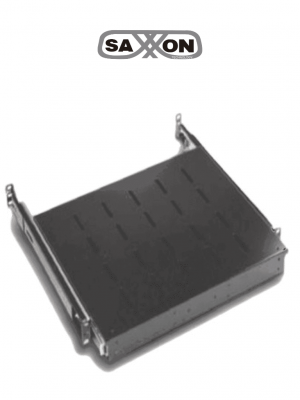 SAXXON 70033501- Charola para gabinete/ Deslizable para teclado/ Color negro/ Medidas 44.0 cm de ancho x 35.0 cm de profundidad 1UR - Image 1