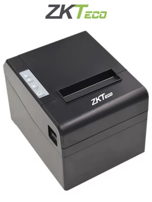 ZKTECO ZKP8001 - Impresora Térmica de 80 mm para Control de Asistencia y Emisión de Tickets, Voltaje de 24V y Conexiones USB, RS232 y RJ11 - Image 1