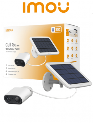 IMOU CELLGOKit (Imou-KIT/IPC-B32N/FSP12)  - Kit de Cámara Wifi Cell Go con Batería de 3 Megapíxeles/ Panel Solar Incluido/ 2.8mm con 98 Grados de Apertura/ Audio 2 vías/ Memoria de 4GB Interna /  PIR Integrado/ - Image 2