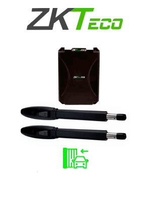 ZKSW300DCB - Kit de Pistones de Aluminio, Para Puertas Abatibles de Doble Servicio, Soporta 300 kg por Puerta, Instalación Sencilla sin Soldadura, Accesorios Incluidos, Alimentación 110V (Funciones limitadas) - Image 1