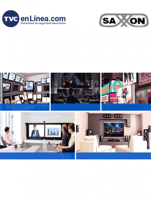 SAXXON LKV223 - Kit extensor de video HDMI/ Resolucion 1080P/ 60 Hz/ Hasta 70 metros con Cat6/ 6A/ 7  Cero latencia/ Loop HDMI/ Soporta HDR/ Infra rojo de 2 vías/ Salida de audio/ - Image 2