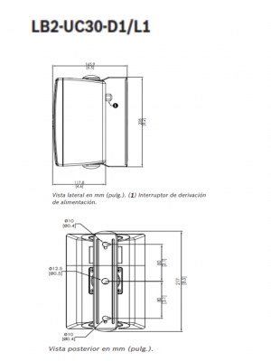 BOSCH M_LB2UC30L1 - Altavoz Premium 30W / Carcasa ABS /  Blanco / 8ohms 70V y 100V / - Image 3
