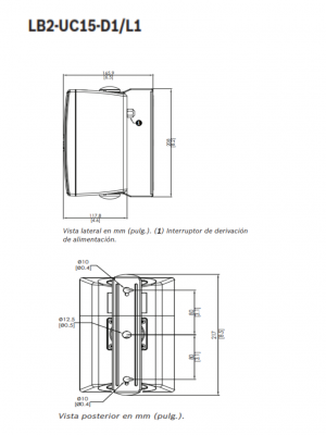 BOSCH M_LB2UC15L1 - Altavoz Premium 15W / Carcasa ABS / Blanco / 8ohms 70V y 100V / - Image 4