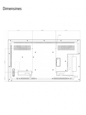 DAHUA LDH55MAI200 - Pantalla digital SIGNAGE  LCD 55 pulgadas / ANDRO ID / Uso interior / Carcasa de metal / Video / Imagenes / Texto administrable remotamente/ - Image 3