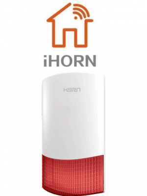IHORN HC105F - Sirena inalambrica exterior / IP 55 / 105 dB / Compatible con panel ND1 y N8003 - Image 1