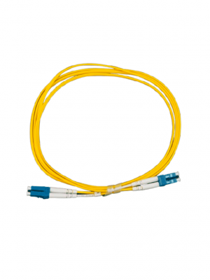 TCE - LMN-FO-LCU-LCU-02 - Jumper LC-LC Monomodo / UPC / duplex 2 mm / 2 metros / Amarillo - Image 1