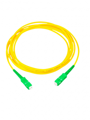 TCE  - LMN-FO-SCA-SCA-01 - Jumper SC-SC Monomodo / APC / Simplex 2 mm / 1 metro / Amarillo - Image 2