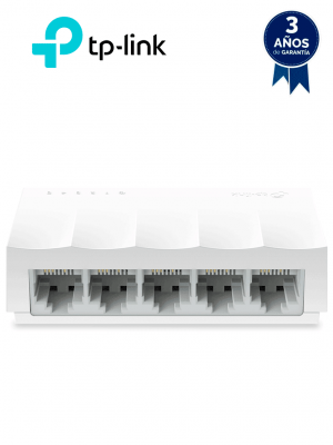TP-LINK LS1005 - Switch Litewave no administrable de escritorio con 5 puertos fast ethernet RJ45 10/100Mbps. Diseño compacto y plug & play. - Image 1