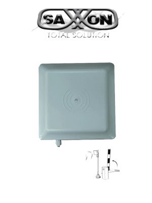 SAXXON SAXR2656 - Lectora de Tarjetas UHF para Control de Acceso Vehicular / 902 A 928 Mhz / Lectura de Largo Alcance de 1 a 6 metros / Encriptable / Compatible con Enrolador FC06 - Image 1