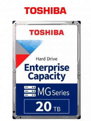 TOSHIBA MG10ACA20TE - Disco duro de 20TB / Serie Enterprise / 3.5" / 7200 RPM / 512 MB /SATA III / Recomendado para videovigilancia y Servidores - Image 1