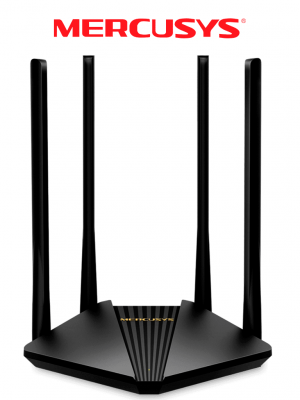 MERCUSYS MR30G -  Router inalámbrico Gigabit AC1200 con doble banda 2.4 GHz y 5 GHz, 2 puertos LAN Gigabit, 1 puerto WAN Gigabit. Incluye tecnología MU-MIMO y Beamforming, 4 antenas de 5 dBi, compatible con EasyMesh y función de control parental. - Image 1
