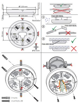 BOSCH F_MS400B - Base con Logo BOSCH compatible con Sensores serie 425 - Image 5