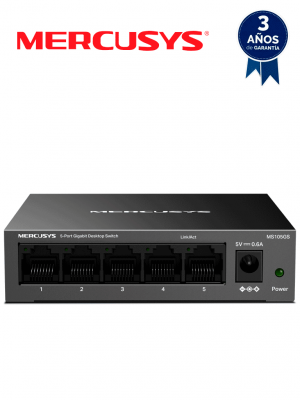 MERCUSYS - MS105GS / Switch Gigabit de sobremesa de 5 puertos - Image 1