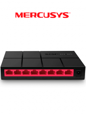 MERCUSYS MS108G -  MS108G - Switch no administrable de escritorio con 8 puertos 10/100/1000 Mbps, diseño compacto y configuración Plug and Play. - Image 1