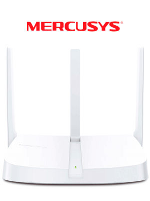 MERCUSYS MW306R - Router inalámbrico N de 2.4 GHz con velocidad de 300 Mbps, 1 puerto WAN 10/100 Mbps, 3 puertos LAN 10/100 Mbps y 3 antenas de 5 dBi. Compatible con IPTV e IPv6. - Image 1