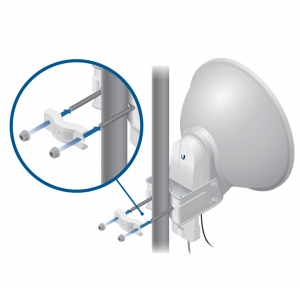 UBIQUITI AF-5G23-S45  - Antena direccional AirFiber X para radio conectorizado de 5.8 GHz con ganancia de 23 dBi, tecnología MIMO y compatible con AF5X y AF5XHD. - Image 2