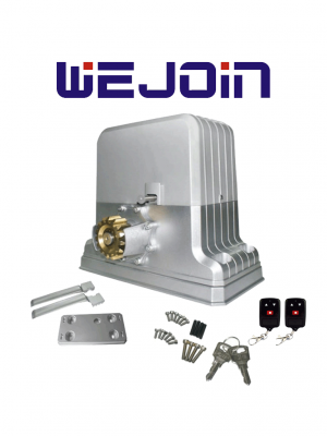 WEJOIN WJKMP202 - Motor para portón deslizante o corredizo / Soporta hasta 1800 Kg / Control remoto 418 Mhz / Limites físicos / Compatible con Cremallera WJKJCT - Image 1