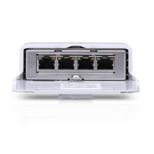 UBIQUITI N-SW - Switch Nano Gigabit PoE para exteriores con 1 puerto PoE pasivo de entrada y 3 puertos PoE pasivos para salida. - Image 4
