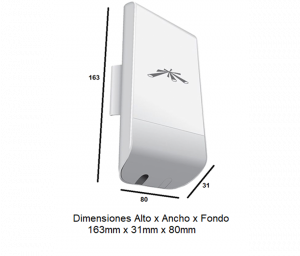 UBIQUITI NANOSTATION LOCOM2 - Radio con antena integrada Airmax 2.4GHz para uso en exteriores con tecnología MIMO. Cuenta con un panel de antena de 8 dBi y una potencia de transmisión de 23 dBm, ofrece un rendimiento de hasta 150 Mbp - Image 5