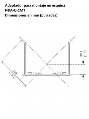 BOSCH V_NDAUCMT - Adaptador de montaje en esquina color blanco - Image 7