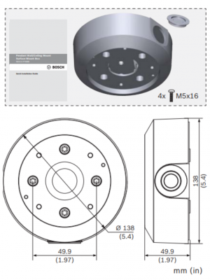 BOSCH V_NDAUPSMB - Caja de montaje en superficie SMB para montaje en pared o tuberia - Image 4
