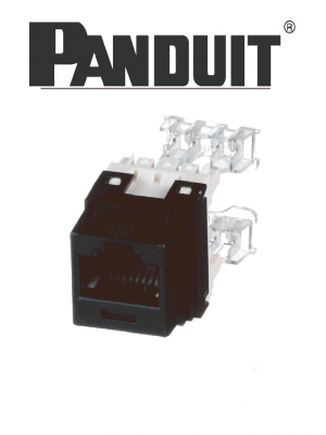 PANDUIT NK688MBL - Jack UTP RJ45 / Tipo Keystone / Categoría 6 / Negro - Image 1