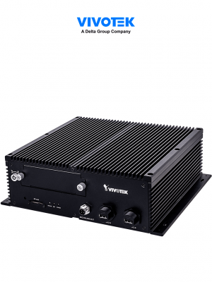 VIVOTEK NV9311PRJ45 - NVR móvil 8 canales H.264 & H.265 con  1 bahía 2.5'', 1 uplink RJ45 GB, 8 PoE AF/AT, WiFi, GPS, 4G, HDMI y VGA. - Image 1