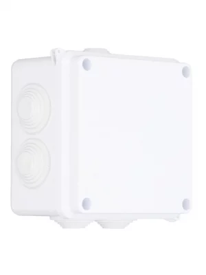 SAXXON PB100 - Caja de conexiones con 7 entradas / PVC libre de halógenos / Compatible con cámaras Bullet / Domo / Dimensiones 100 x 100 x 70 mm (Ancho x Alto x Fondo) / IP55 - Image 3
