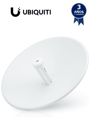 UBIQUITI POWERBEAM AC PBE-5AC-500 -Radio Airmax AC 5.8GHz para exteriores con tecnología MIMO, incluye antena de 27 dBi con radomo para un rendimiento hasta de 450 Mbps. - Image 1