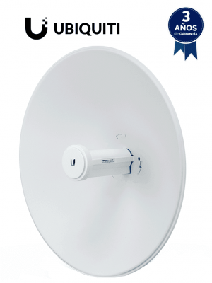 UBIQUITI POWERBEAM AC PBE-5AC-GEN2 - Radio Airmax AC GEN2 de 5.8GHz para exterior con antena integrada de 25 dBi y tecnología MIMO. Potencia de salida de 25 dBm y rendimiento de hasta 450 Mbps - Image 1