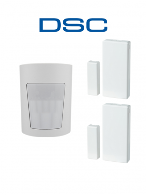 DSC POWER G PACK ACCESORIOS - 2 Contactos delgados PG9303 y 1 Sensor de Movimiento PGP9914 - Image 1
