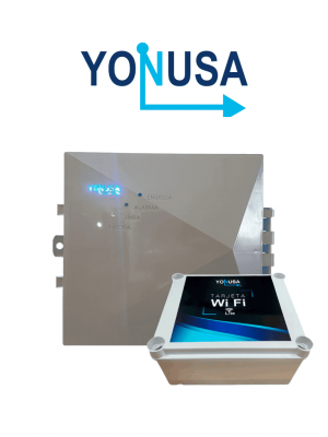 YONUSA EYNG12001WIFI - Paquete de ENERGIZADOR de nueva generacion 12 500V / Modulo WiFi para control desde SMARTPHONE / Hasta 2 500 Mts lineales - Image 1
