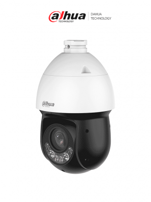 DAHUA DH-SD4D825MB-HNR - Cámara IP PTZ de 8 MP / WizSense/ 25x de Zoom óptico/ IR de 100 m/ Luz cálida 50m/H.265+/ WDR Real de 120 dB/ Protección perimetral/ Detección facial / SMD 4.0/ Ranura para MicroSD/ IP67/ E&S de Alarma y Audio/ - Image 1