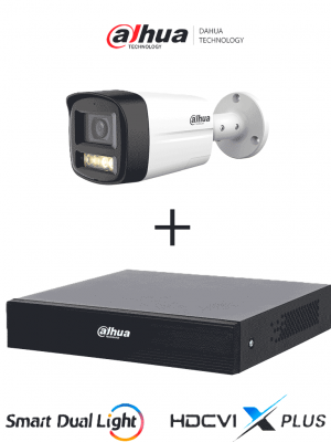 DAHUA  certificación DHCA-HAVSS - Paquete para Certificación Dahua HCA-HAVSS/ Incluye 1 Cámara DH-HAC-HFW1200TLMN-IL-T y Grabador DH-XVR1B04-I/T/ Aplicable para Clientes Nuevos y SMB - Image 1