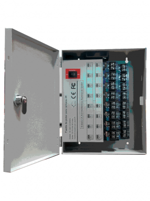 SAXXON PSU1220D16H- Fuente de Poder Profesional de 11 a 15 vcd/ 20 Amperes/ Para 16 Camaras Hasta 4k/ 1.25 Amperes por Canal/ Protección contra Sobrecargas/ Filtro de Ruido por Canal/ Uso rudo/ - Image 3