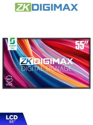 ZKDIGIMAX DG03A1W55 - Pantalla LCD Profesional 55, resolución 4K UHD, Android 11, 500 nits, Reproducción Inalámbrica, Uso 24/7 y Conexión WiFi y/o Ethernet. - Image 1