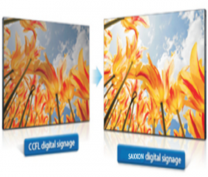 SAXXON AN5535B1 - Pantalla  LED de 55 pulgadas para video wall /  1080p / Marco ultra delgado 3.5 mm / Brillo 500 CD / M2 / PIP / 1  HDMI / 1 DVI / 1 VGA / 1 B NC / - Image 3
