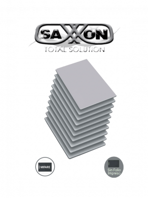 SAXMIFARE01 - Paquete de 10 Tarjetas de Proximidad Mifare 13.56 Mhz Para Control de Acceso / PVC / Imprimible / 1 KByte / 0.88 mm de Grosor / Sin Folio - Image 1
