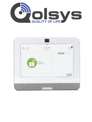 QOLSYS IQP4   - Sistema de Alarma IQPanel4 Autocontenido , con Pantalla Tactil de 7", Power G 915 Mhz  . Con 4 Bocinas integradas (4W). Para la plataforma Alarm.com - Image 1