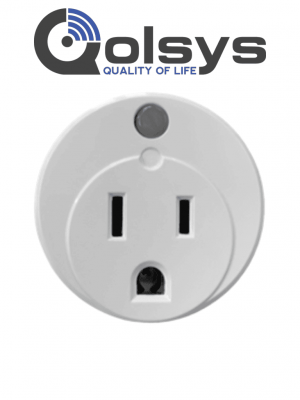 QOLSYS IQSMARTPLUG - Plug Inteligente Z-Wave Ultra Compacto con Medidor de Energía compatible con Paneles Qolsys  (Alarm.com) - Image 1
