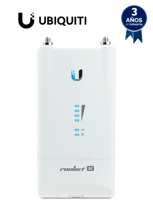 UBIQUITI ROCKET R5AC-LITE - Radio conectorizado Airmax AC 5GHz para exterior, con tecnología MIMO y 2 conectores RP-SMA. Potencia de transmisión de 27 dBm y rendimiento de hasta 500 Mbps. - Image 1