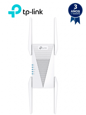 TP-LINK RE815XE - Repetidor WiFi 6E Mesh , Tribanda con frecuencia de 6GHz y velocidades de 5.4Gbps , Ancho de banda de canal de 160MHz , Roaming inteligente , OneMesh , APP TP-LINK Theter. - Image 1