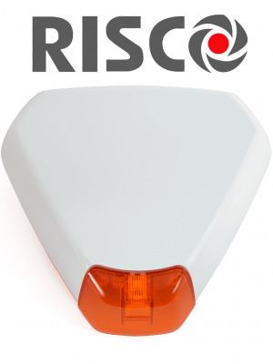 RISCO RWS50 - Sirena Triangular Exterior Inalambrica / Estroboscopica / 433 Mhz / Compatible con Wicomm-LightSYS Plus+ - Image 1
