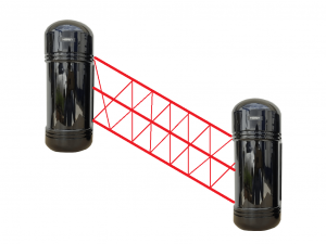 IHORN ABE100-  Detector por triple haz de luz (fotocelda) / Distancia hasta 100  Mts / Velocidad de respuesta 50mS / 12 VDC compatible con paneles IHORN / RISCO / DSC / BOSCH. - Image 3