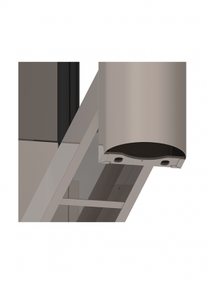 ZKTECO SATURNS1200 - Barrera Peatonal Central Abatible / Acero SPCC laminado en frío / Hasta 3 millones de ciclos / Vidrio templado 2.5D / Requiere barrera Saturn-S1000 - Image 8