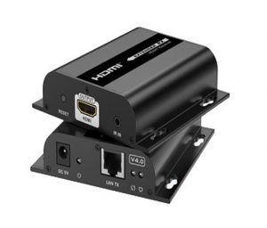 SAXXON LKV38340- Kit extensor HDMI sobre IP/ Resolucion 1080p/ Cat 5e/ 6/ hasta 120 metros/ Hasta 253 receptores/ Delay de 70ms/ HdBIT/ Transmisor de IR/ Plug and play - Image 4