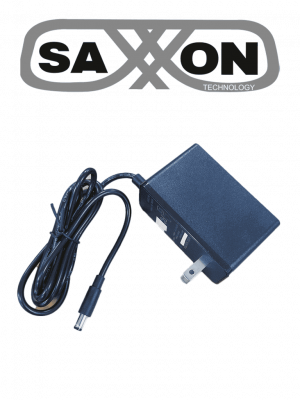 SAXXON KA18F1201500USH - Fuente de Poder Regulada / 12 Vcc 1.5 Amper / Conector Macho / Voltaje de Entrada: 100-240V / Ideal para Cámaras de CCTV, Controles de Acceso y Asistencia - Image 1